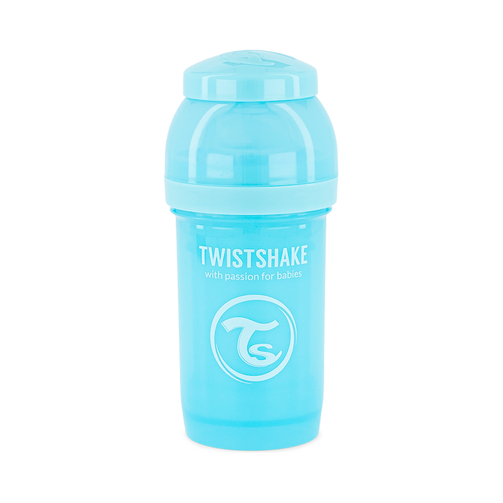 Twistshake Anti-Colic Feeding Bottle 180ml Pastel Blue Age- Newborn & Above