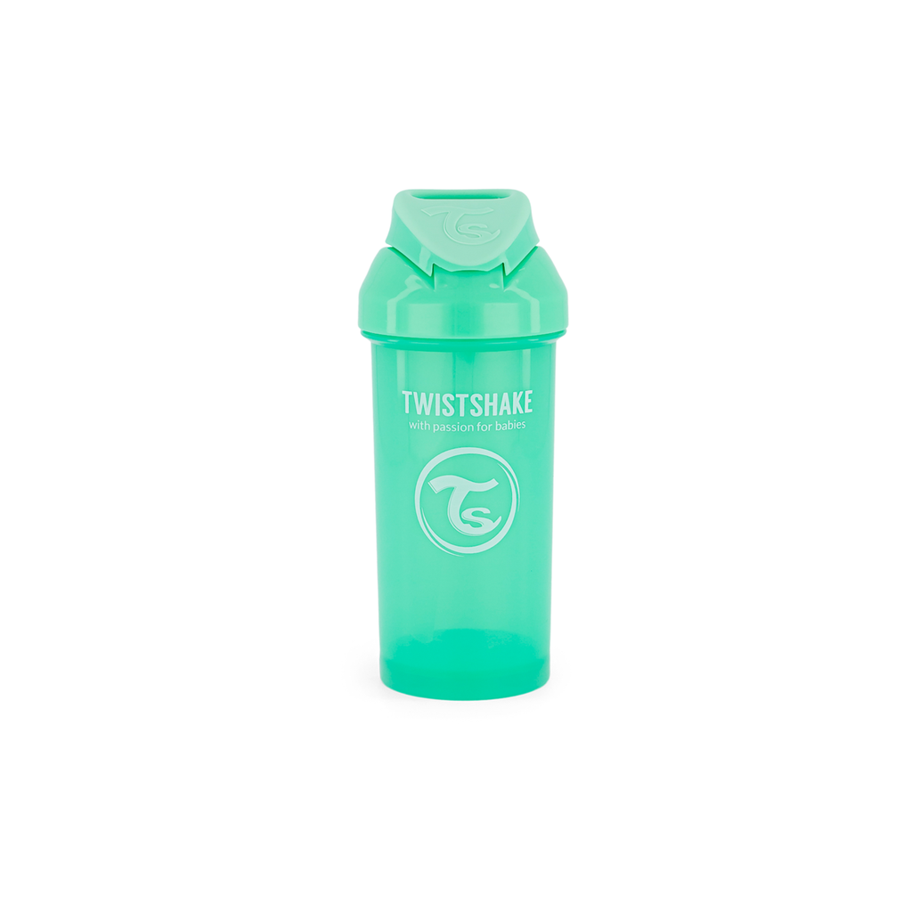Twistshake Toddlers Straw Sipping Cup 360ml Pastel Green Age- 6 Months & Above
