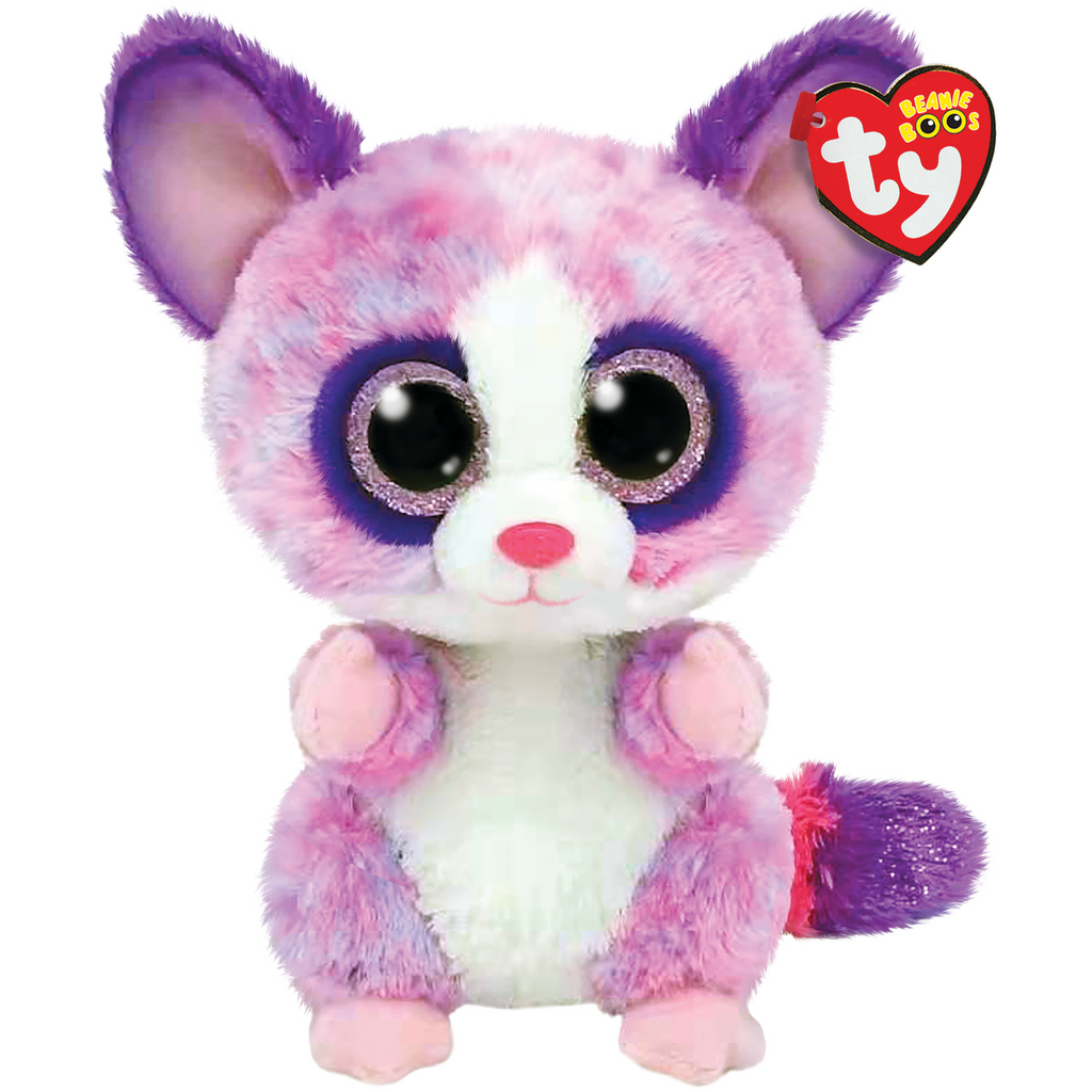 Ty Beanie Boos Babybush Becca 6" Pink/Purple Age- Newborn & Above