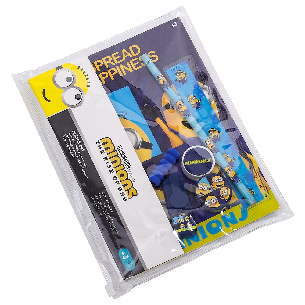 Universal Minions Miniontastic 7Pcs 7Pcs Ziplock Set   Tbt22Mnzl07638 Multicolor Age  3 Years & Above