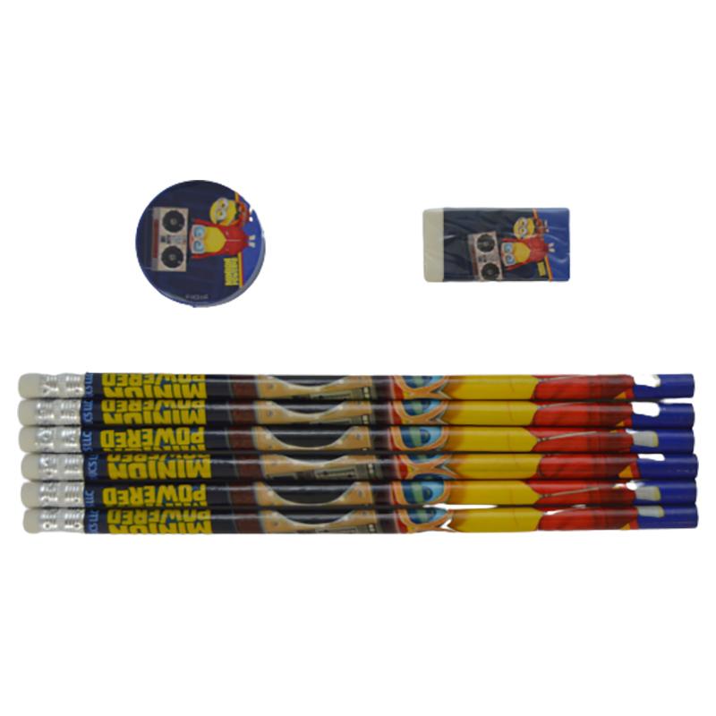 Universal Minions Pencil Set 8Pcs Kids