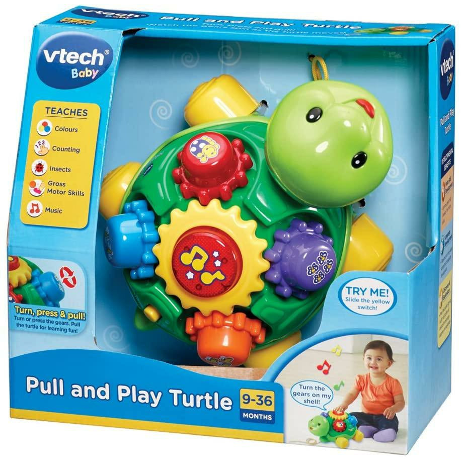 V-Tech Pull And Play Turtle Age 9-36m