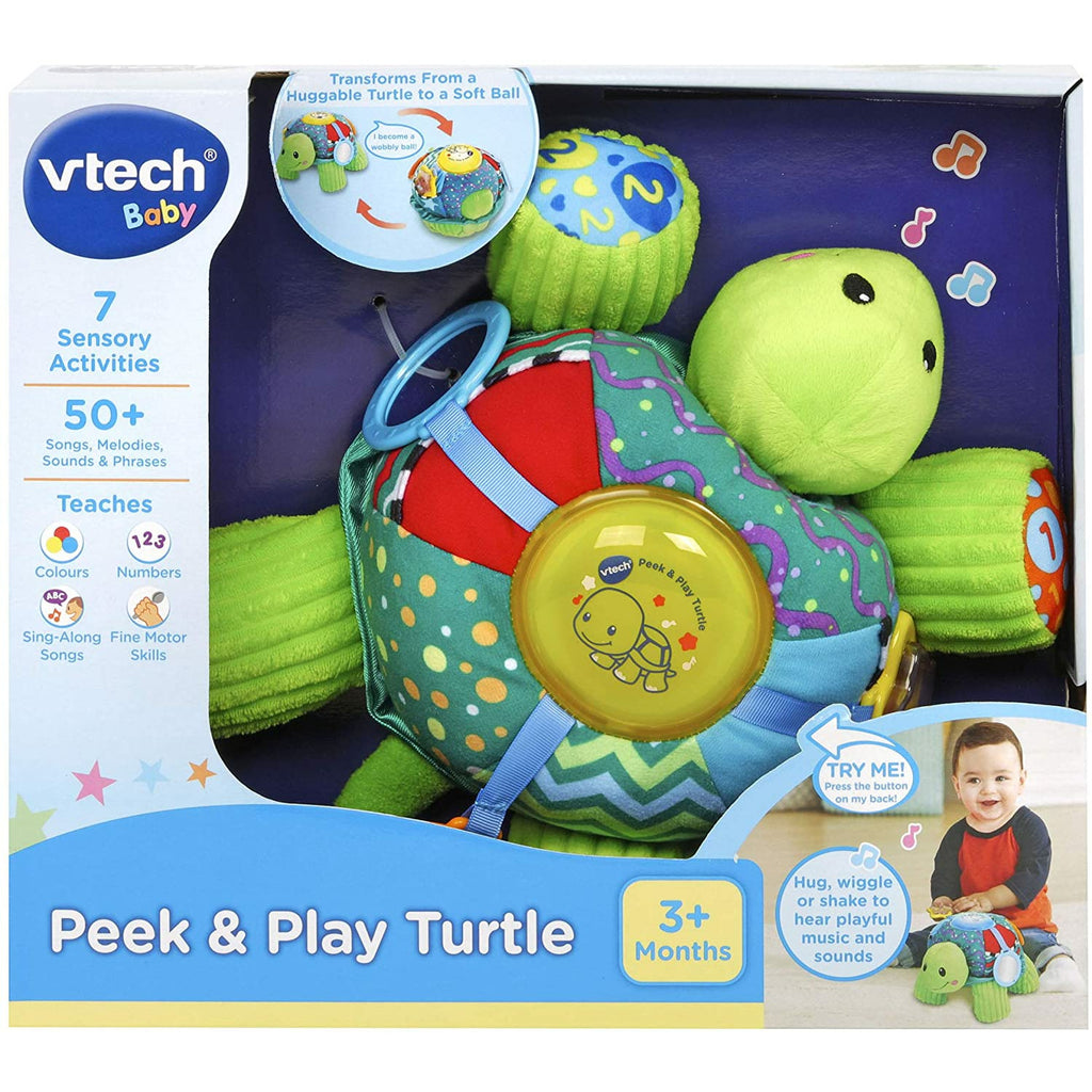 V-Tech Touch Discover Sensory Turtle (Peek & Play Turtle) Age 0-12m