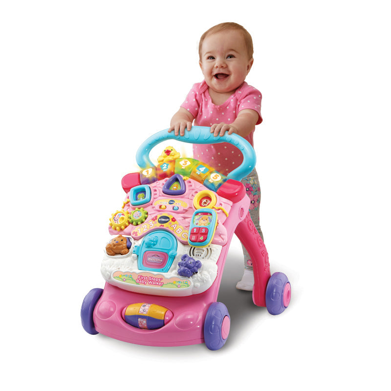 VTech First Steps Baby Walker Pink Age- 18 Months & Above