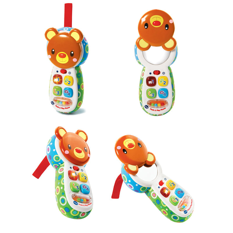 VTech Peek & Play Phone Multicolor Age-3 Months & Above