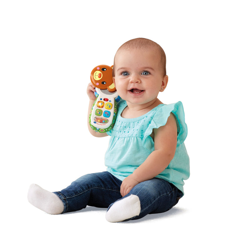 VTech Peek & Play Phone Multicolor Age-3 Months & Above