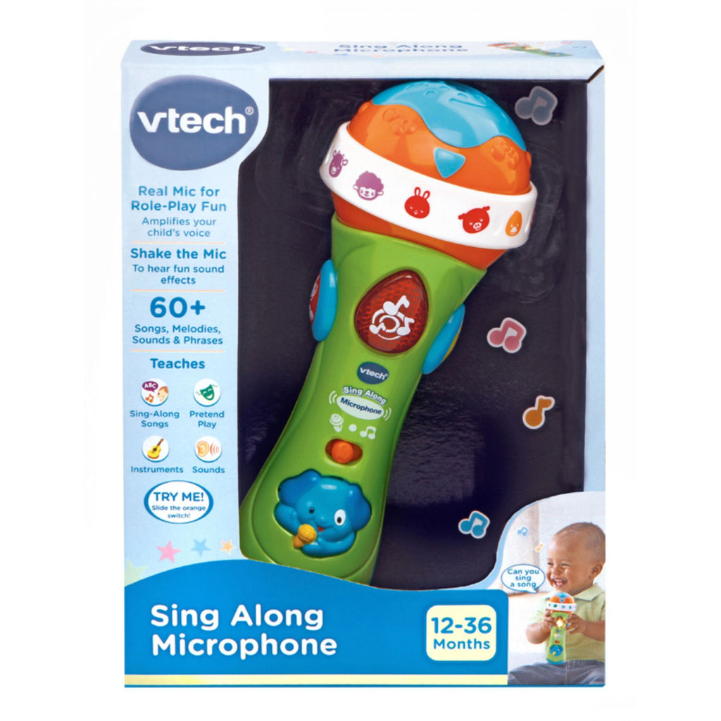 VTech Sing Along Microphone Green Age- 6 Months & Above