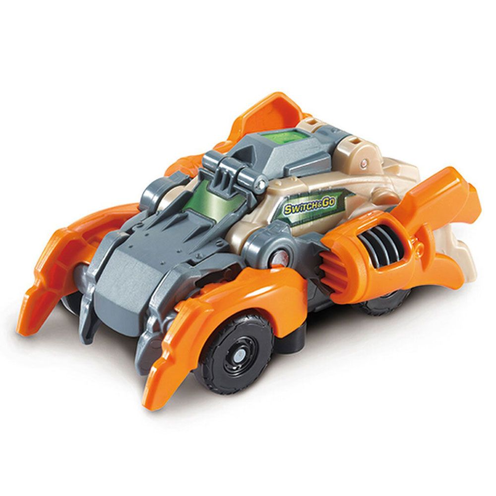 VTech Switch & Go Dinos® Striker the Scorpion Monster Truck Orange Age- 3 Years to 8 Years