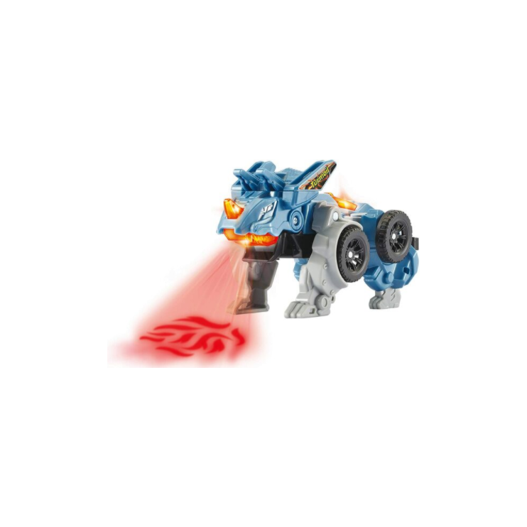 VTech Switch & Go Dinos® Turmoil the Triceratops Truck Blue Age- 3 Years to 8 Years