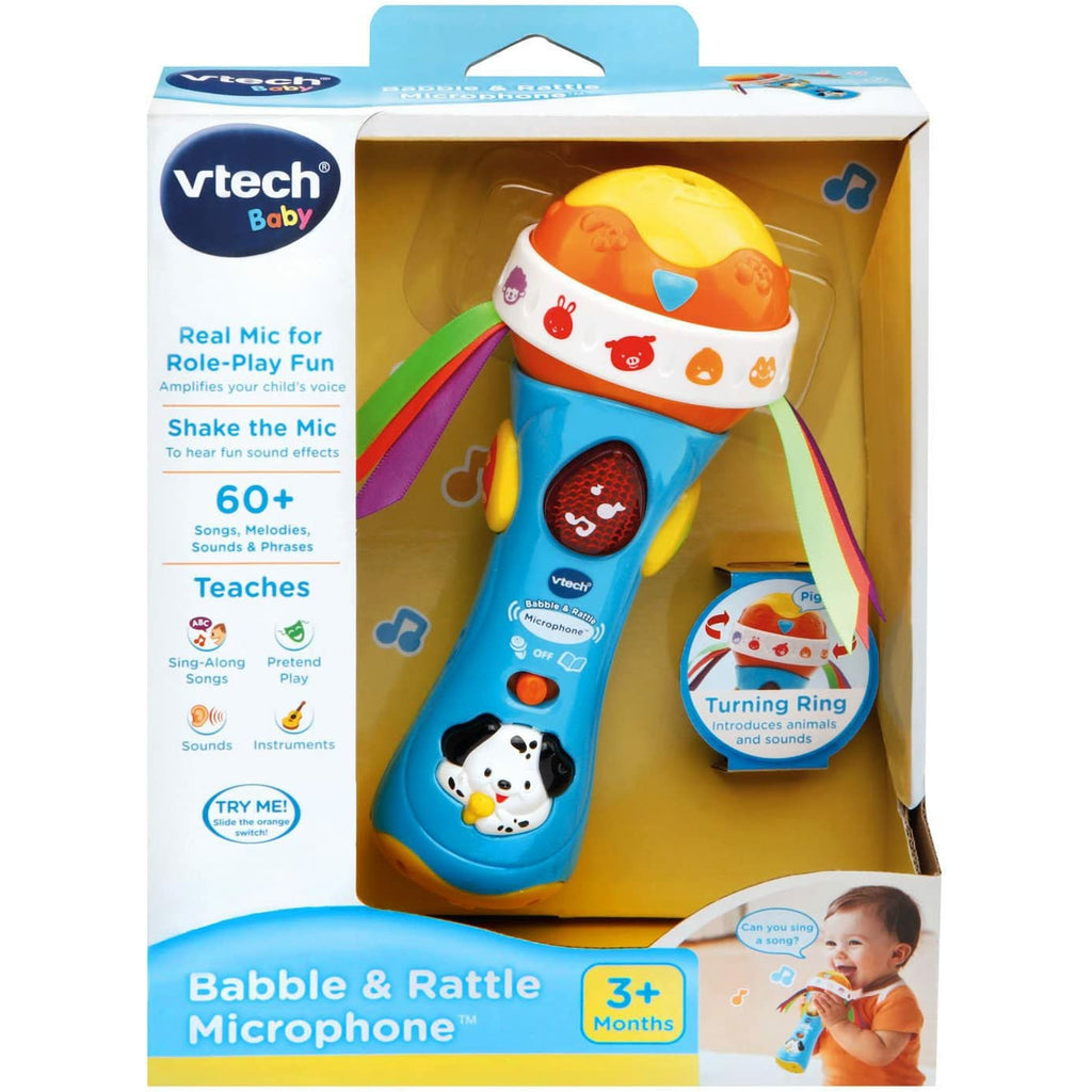 Vtech Babble & Rattle Microphone Multicolor Age-Newborn & Above