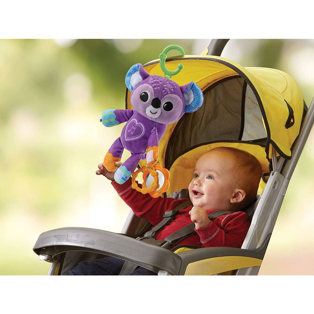 Vtech Cuddle Play Koala Stroller Toy Purple Age Newborn Above Peekaboo