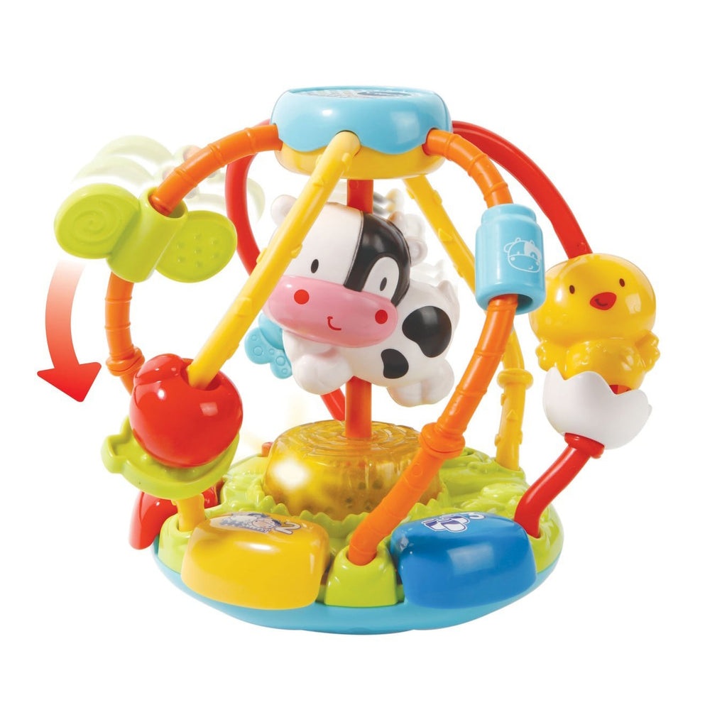 Vtech Little Friendlies Shake & Roll Busy Ball Multicolor Age-3 Months to 12 Months
