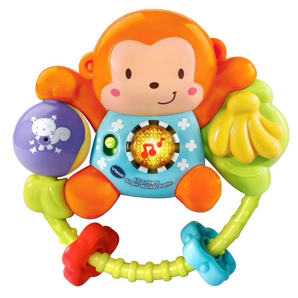 Vtech Little Friendlies Swing & Shake Monkey Rattle Multicolor Age-3 Months & Above
