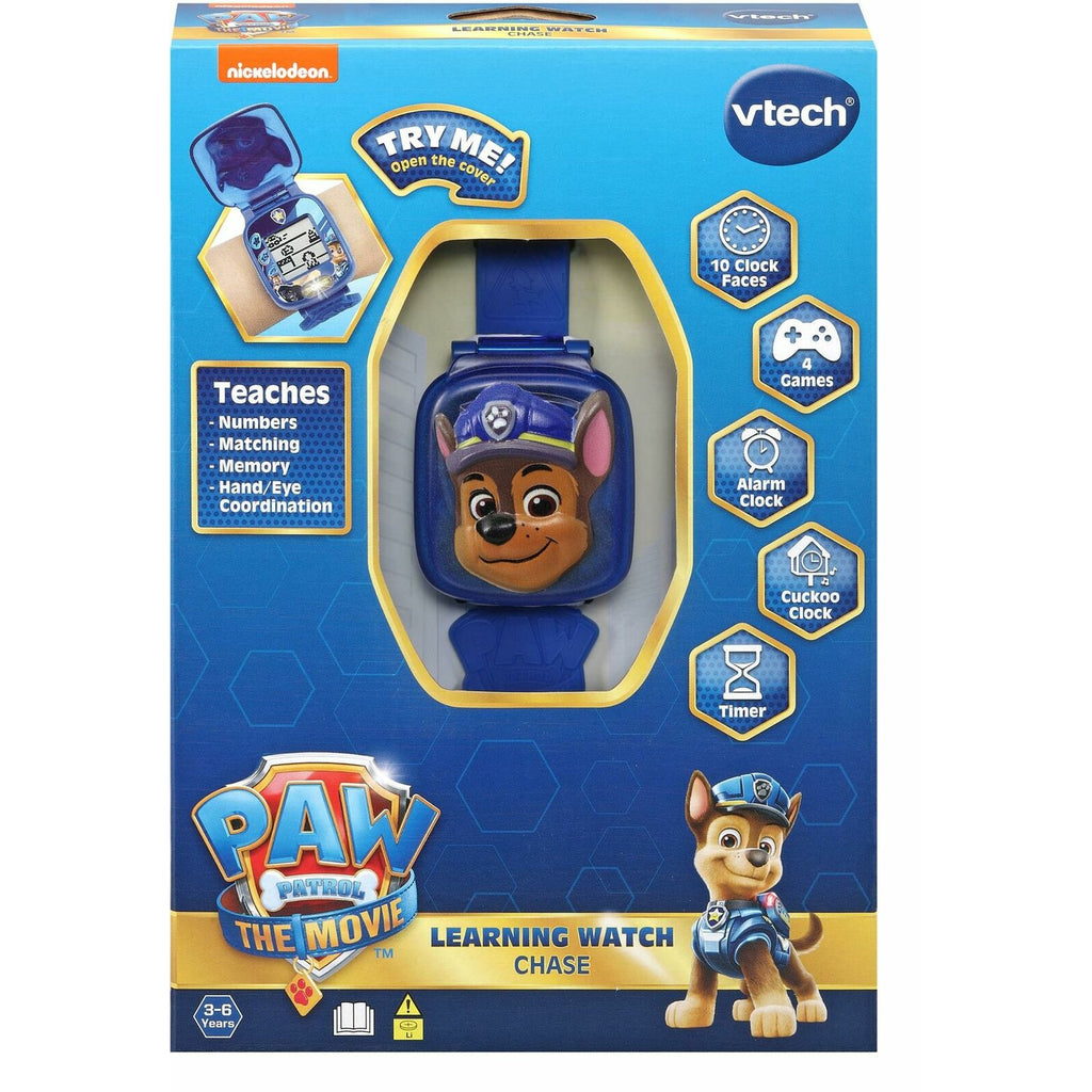 Vtech Paw Patrol Movie Chase Learning Watch Blue Age-3 Years & Above