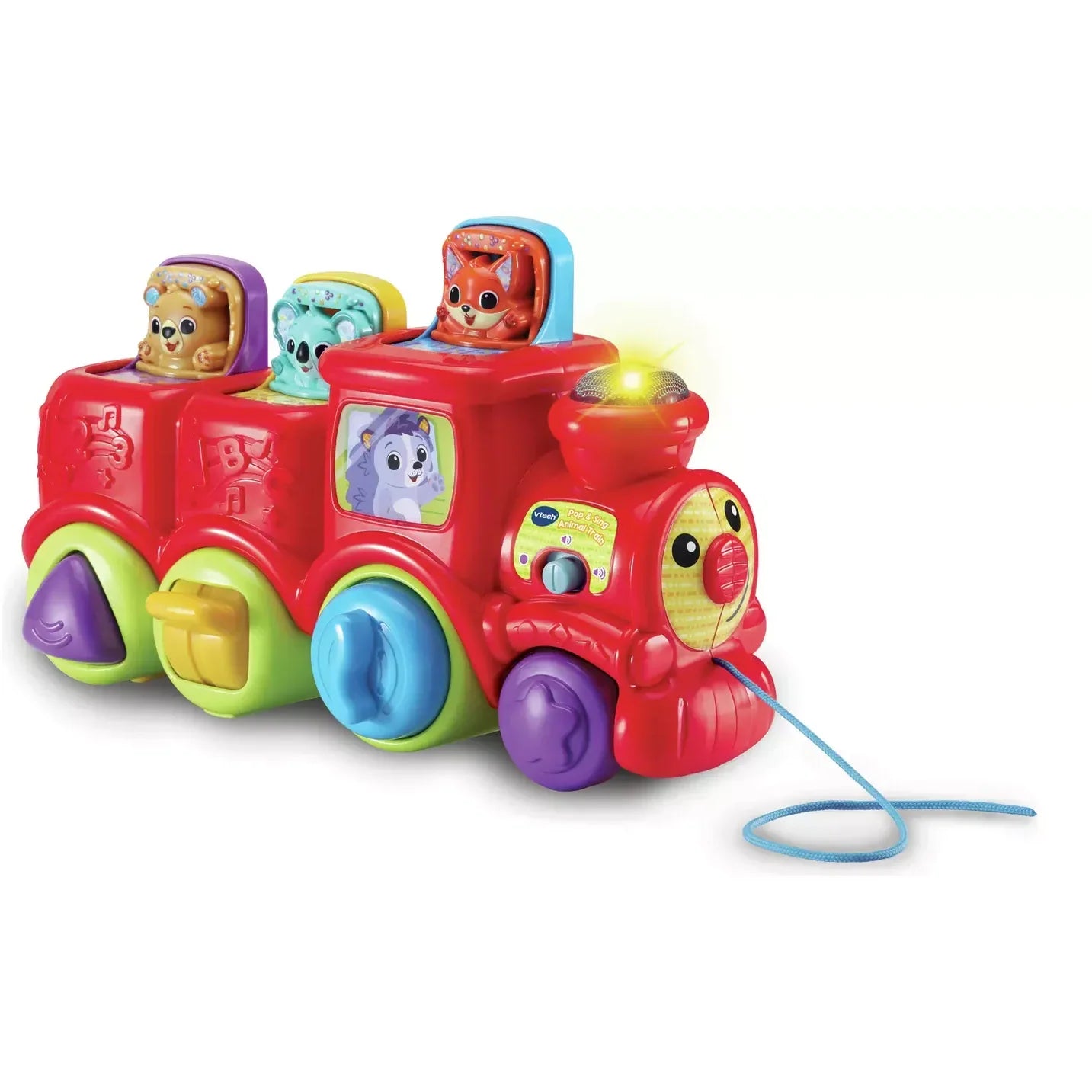 Vtech Pop & Sing Animal Train Multicolor Age- 18 Months & Above - Peekaboo