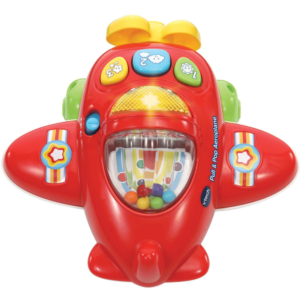 Vtech Pull & Pop Aeroplane Age- 6 Months to 36 Months