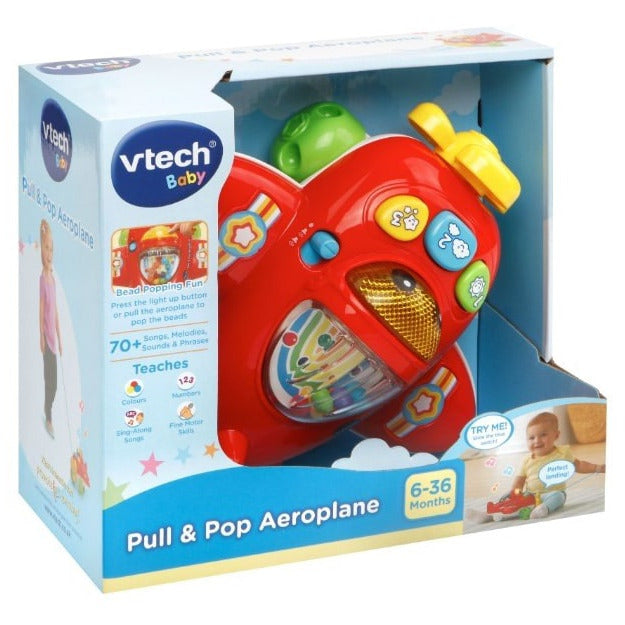 Vtech pull and pop aeroplane hotsell
