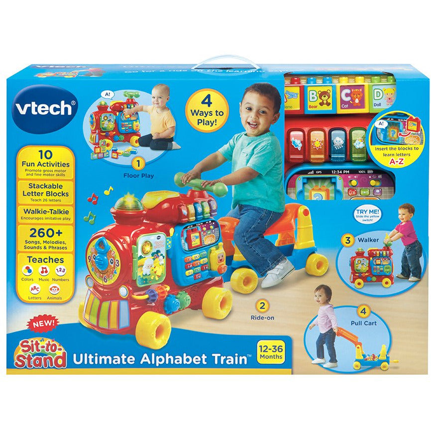 Vtech Push & Ride Alphabet Train Multicolor Age- 12 Months to 36 Months