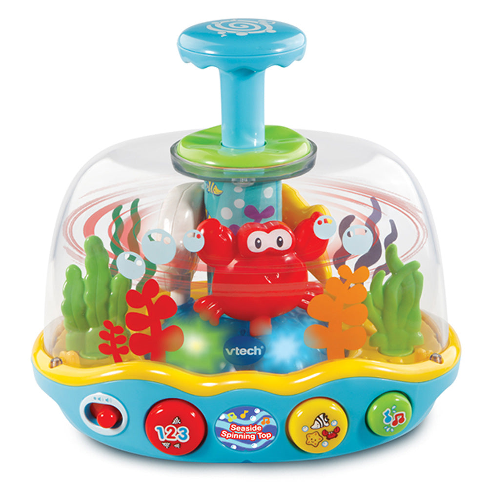 Vtech Seaside Spinning Top Blue Age-6 Months & Above