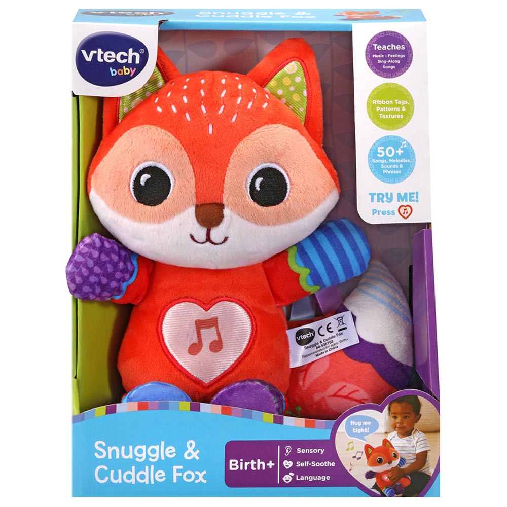 Vtech Snuggle & Cuddle Fox Orange Age-Newborn & Above