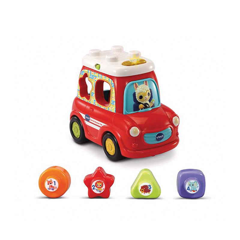 Vtech Sort & Discover Car Red Age- 18 Months & Above