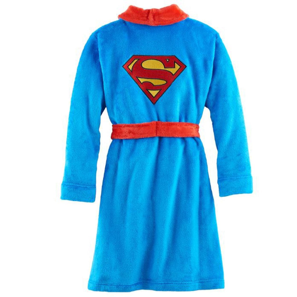 Warner Bros. Superman Bathrobe Kids Blue - 2-3Y