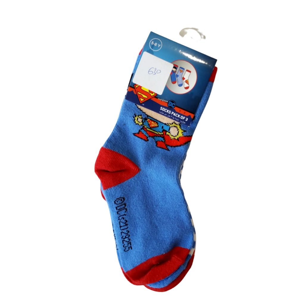 Warner Bros. Superman Socks 3 Pairs 5-8Y