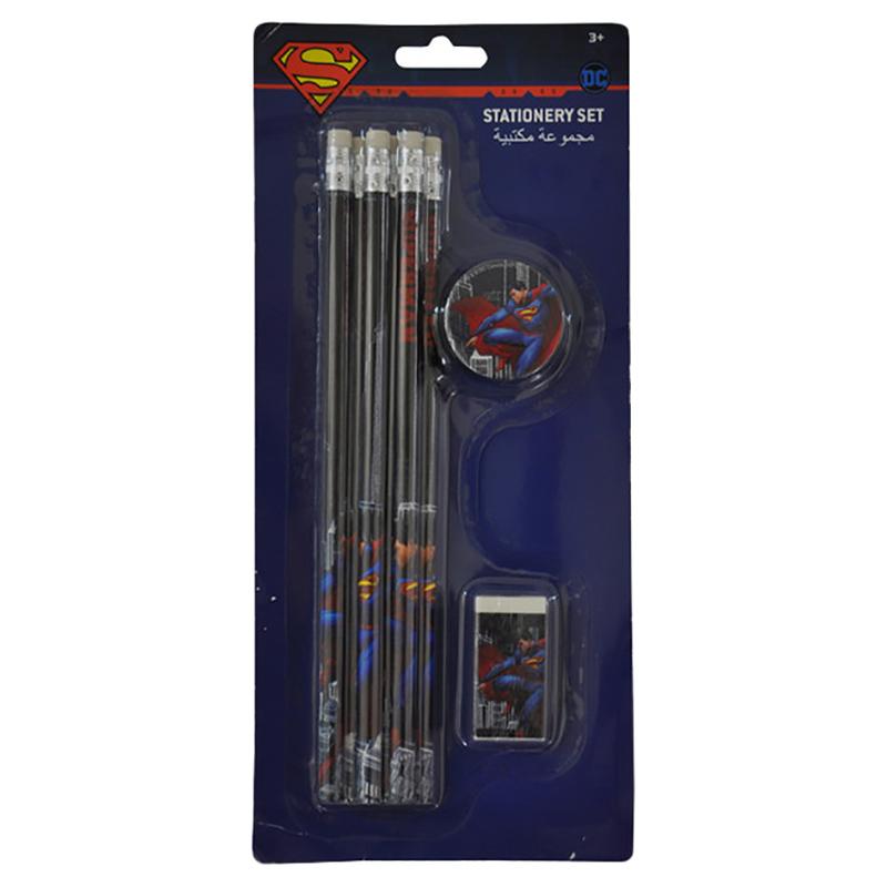 Warner Bros. Superman Pencil Set 8Pcs Kids
