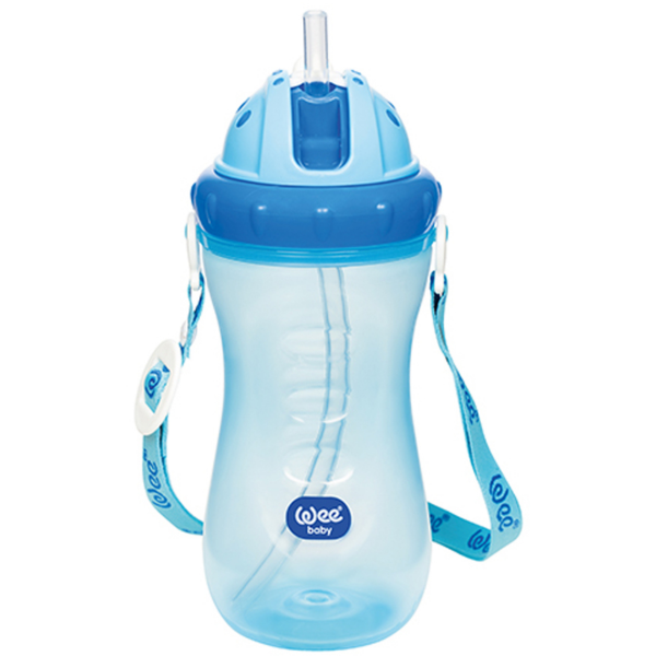 Wee Baby Straw Cup 340ml Blue