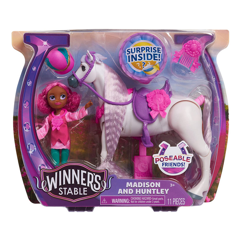 Winner'S Stable Doll And Horse-Madison And Huntley Doll Age 3Y+