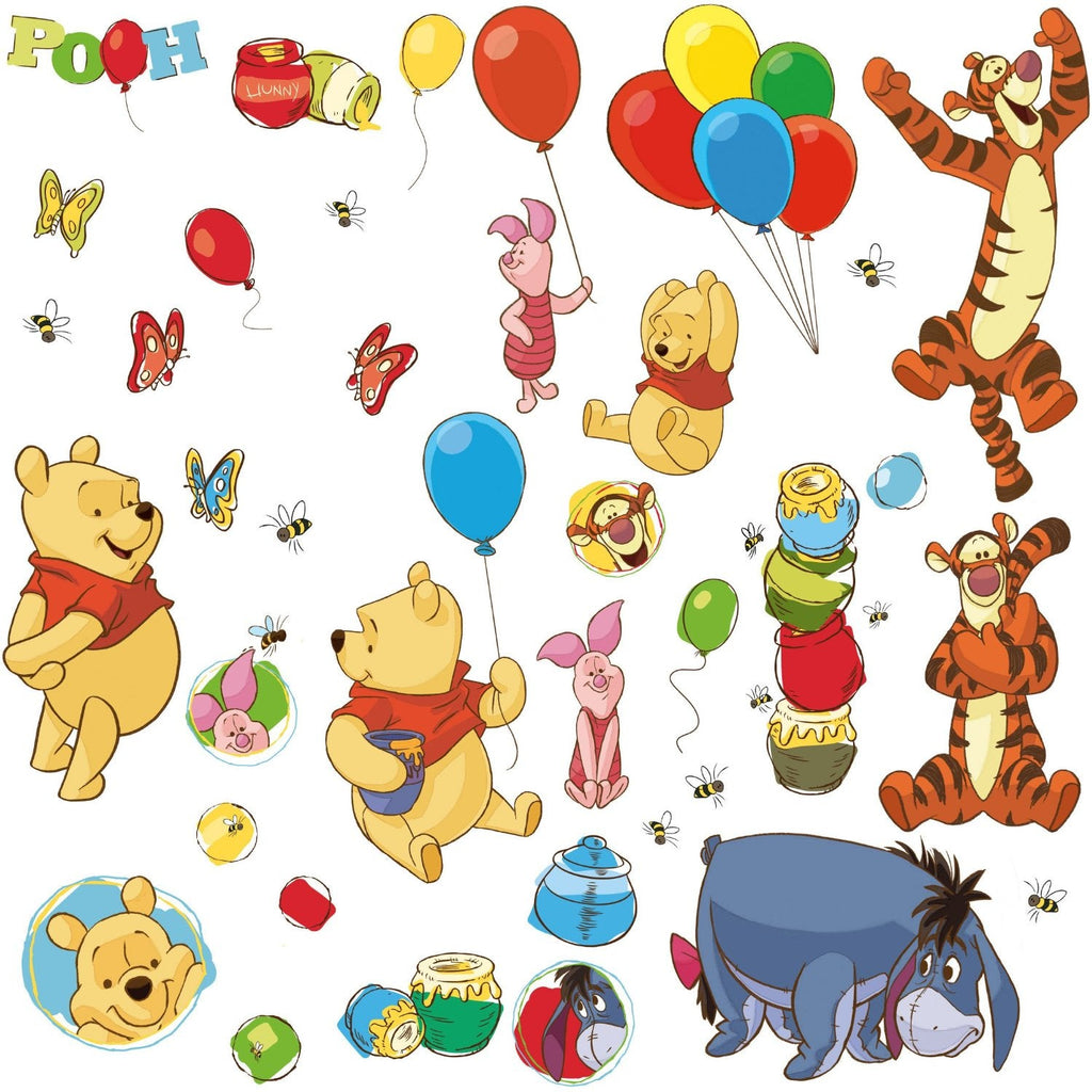 Roommates Winnie The Pooh - Pooh & Friends Peel & Stick Wall Decals Kids