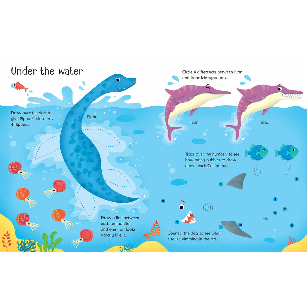 Wipe-Clean Dinosaur Activities by Kirsteen Robson