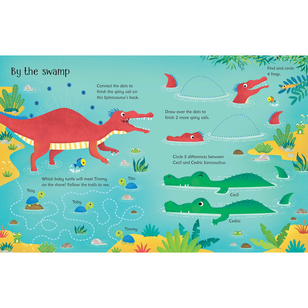 Wipe-Clean Dinosaur Activities by Kirsteen Robson