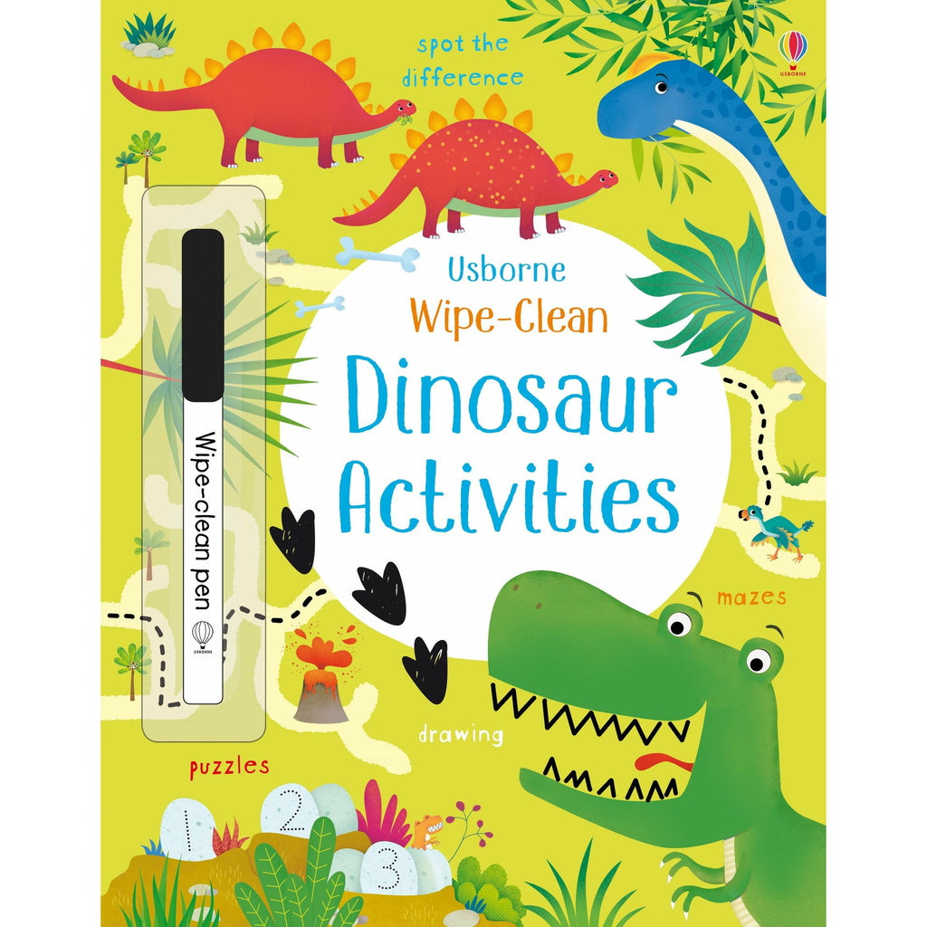 Wipe-Clean Dinosaur Activities by Kirsteen Robson