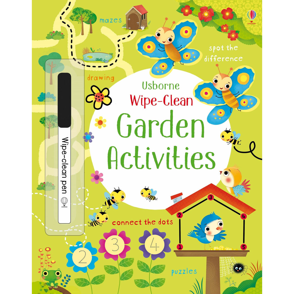Wipe-Clean Garden Activities by Kirsteen Robson