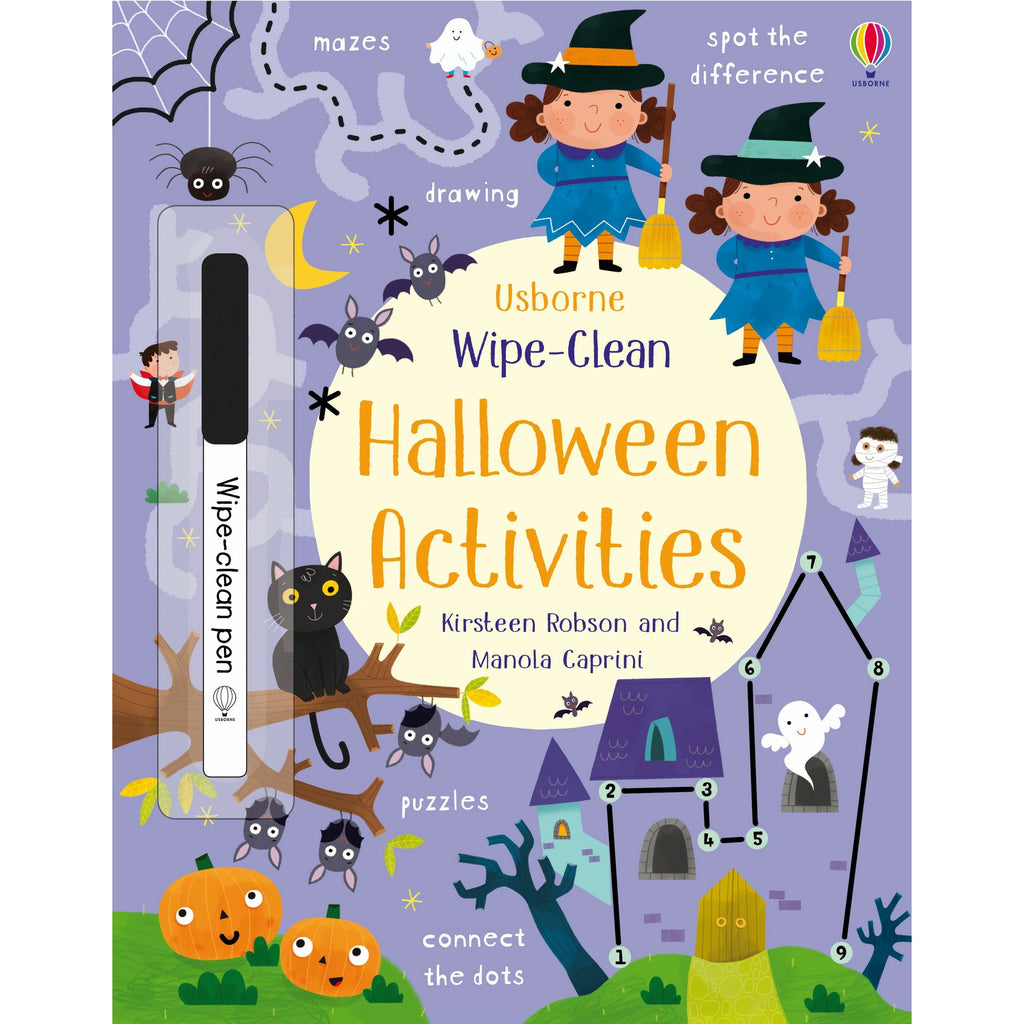 Wipe-Clean Halloween Activities by Kirsteen Robson