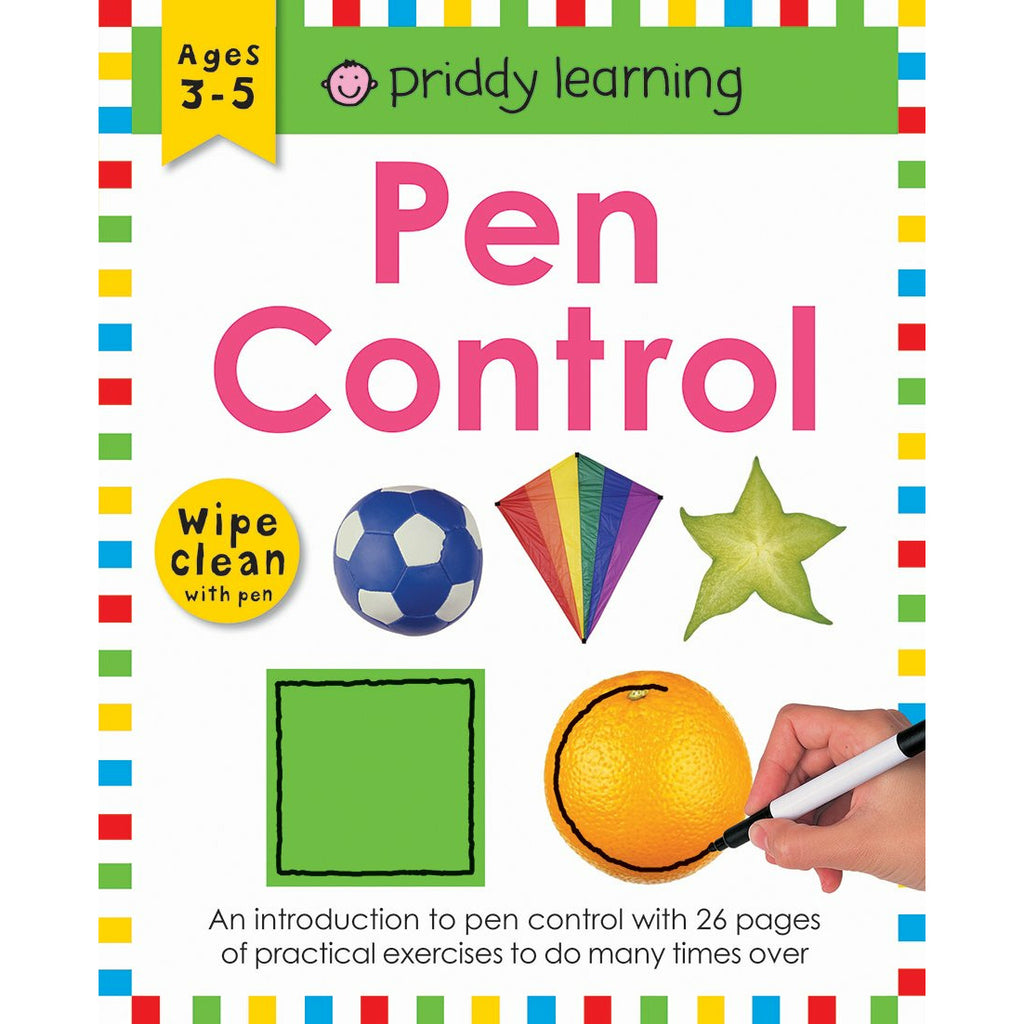 Wipe Clean Workbook Pen Control