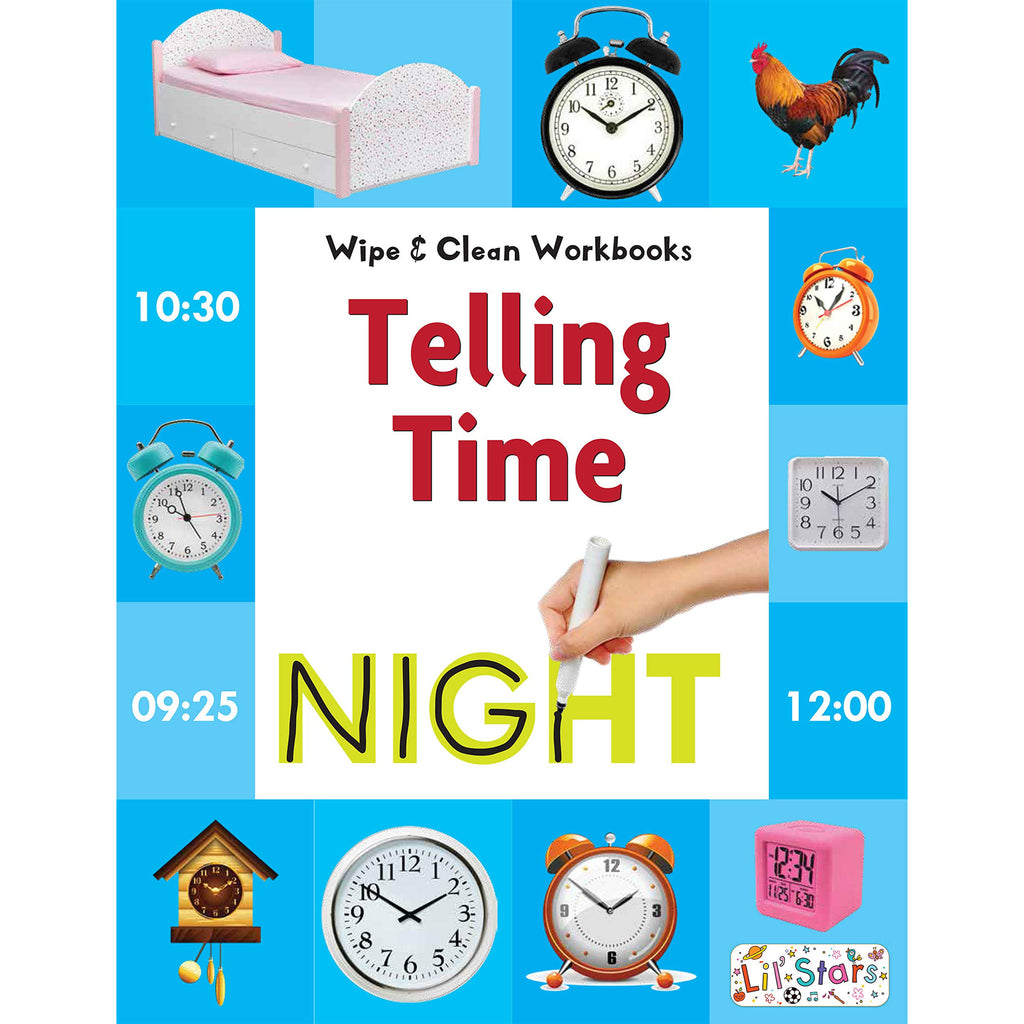 Wipe & Clean Workbooks Telling Time