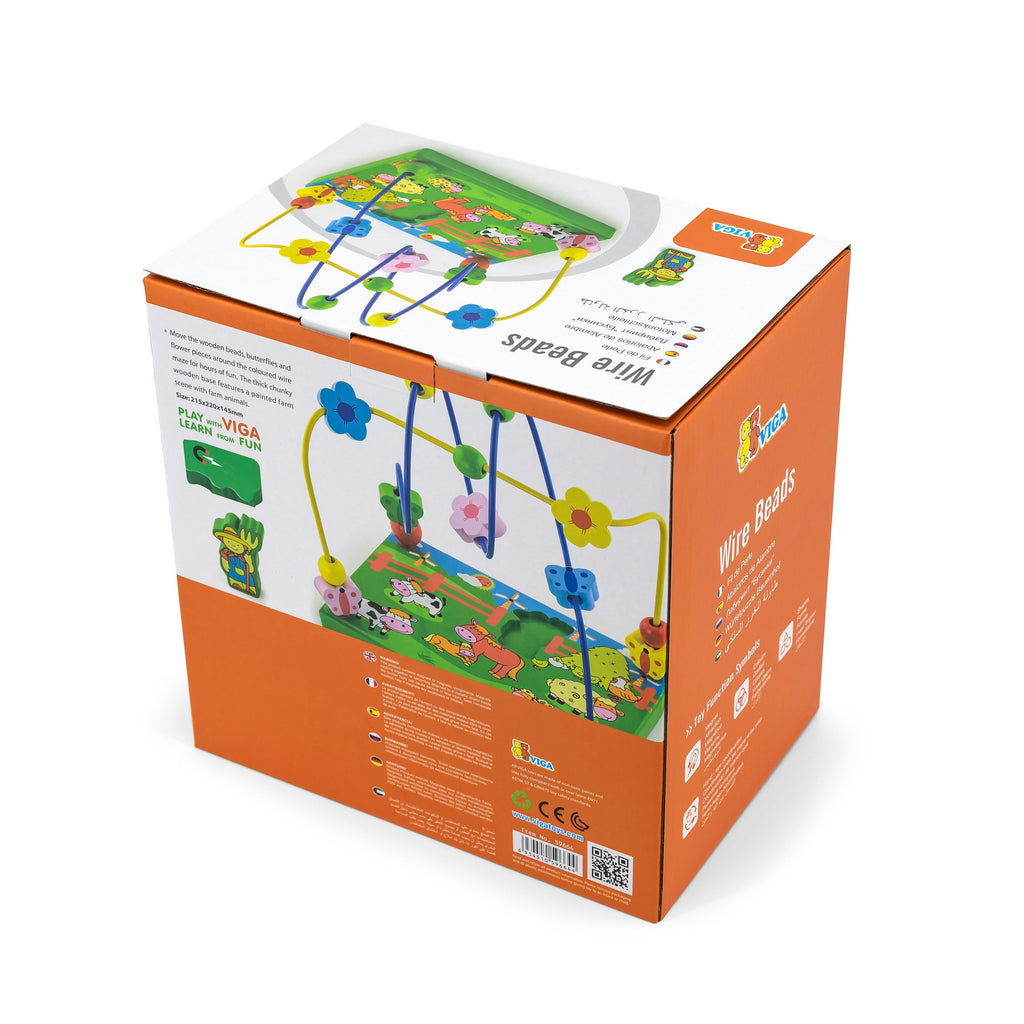 VIGA Wire Beads - Farmer Age 1Y+