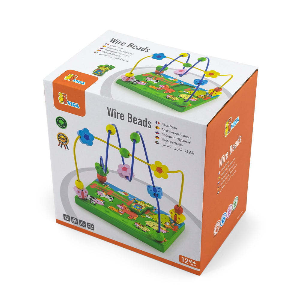 VIGA Wire Beads - Farmer Age 1Y+
