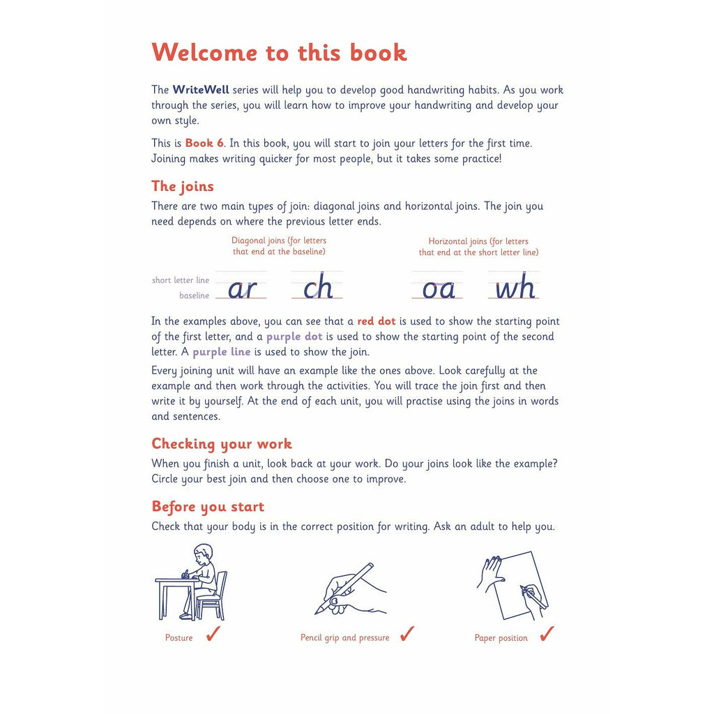 WriteWell 6: First Joining, Year 2, Ages 6-7