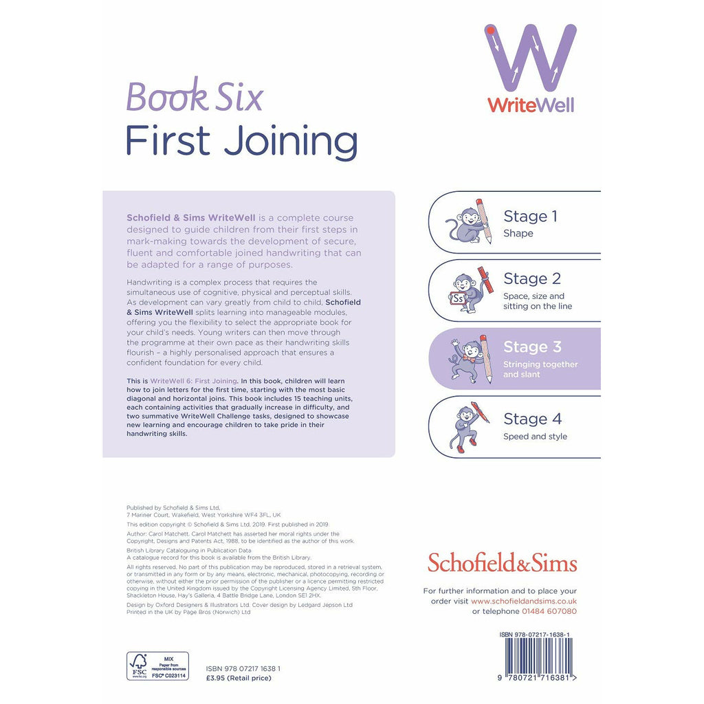 WriteWell 6: First Joining, Year 2, Ages 6-7