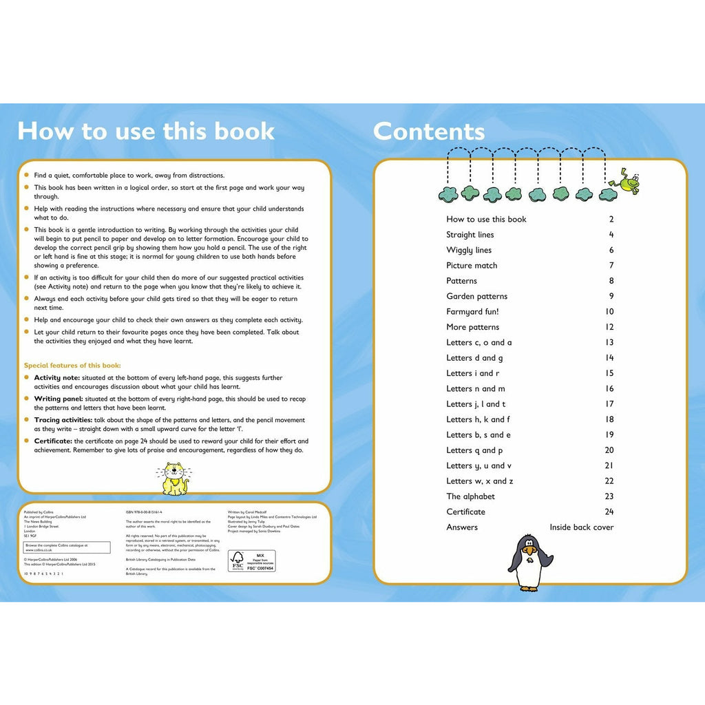 Writing: Ages 3-5 (Collins Easy Learning Preschool) Paperback