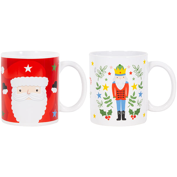 Pibi Christmas Santa & The Nutcracker Mug 11Oz Assorte Age-3 Years & Above