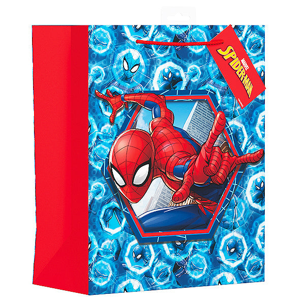 Marvel Superhero Spider-Man Gift Bag Large Age- Newborn & Above
