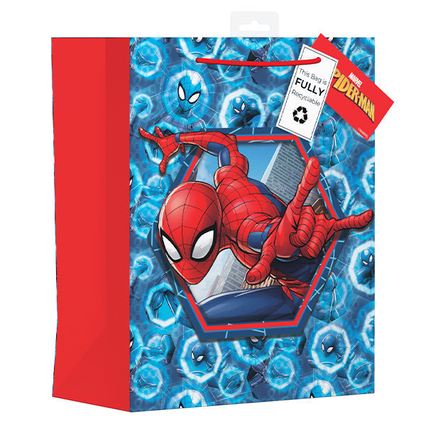 Marvel Ultimate Spider-Man Gift Bag Large Age- Newborn & Above