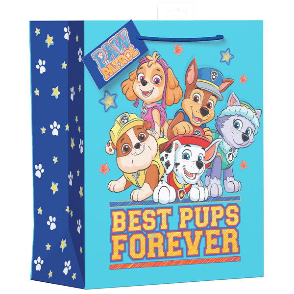 Nickelodeon Paw Patrol Best Pups Forever Gift Bag Large Age- Newborn & Above