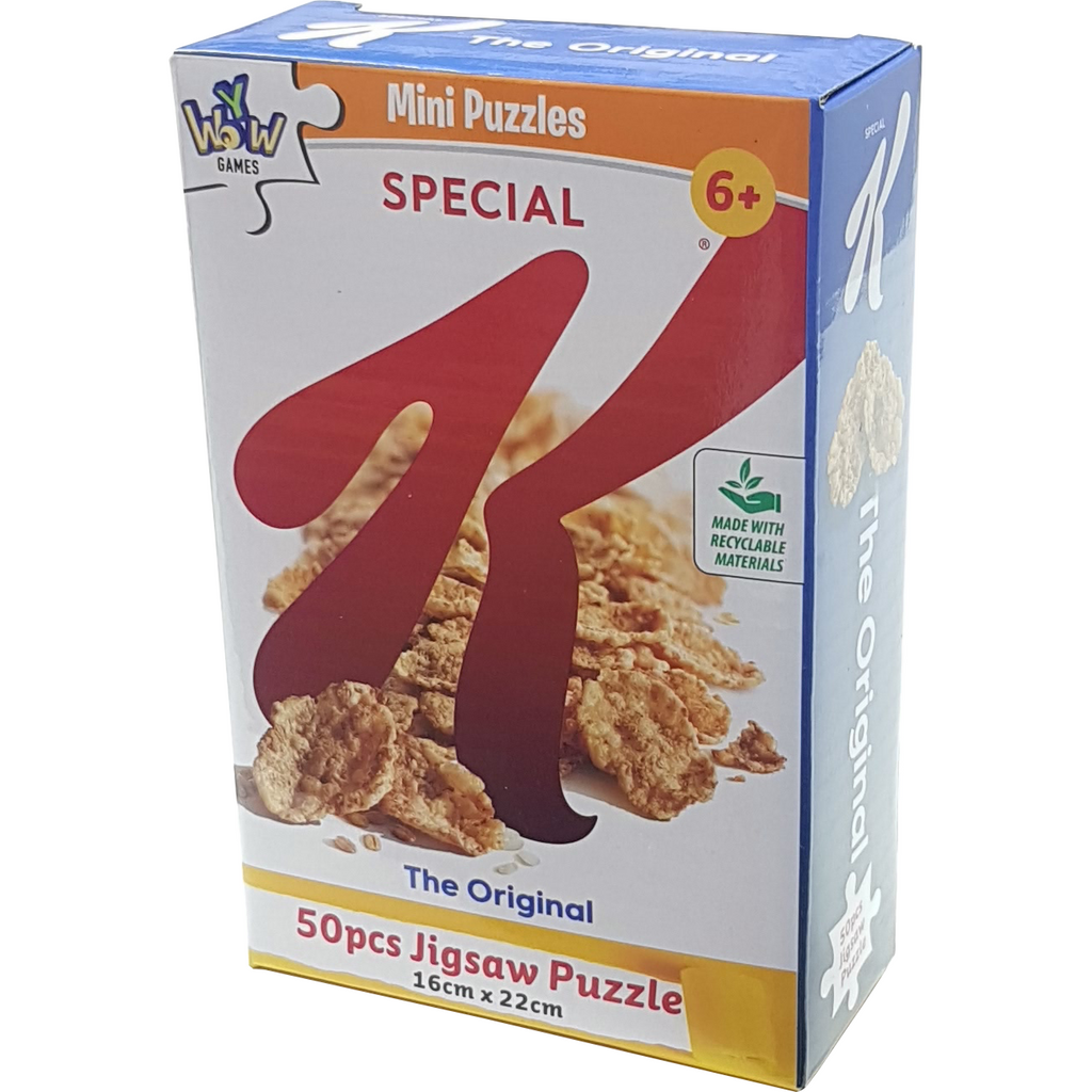 YWOW Games 50 Pcs Mini Puzzle Kellogs Assorted