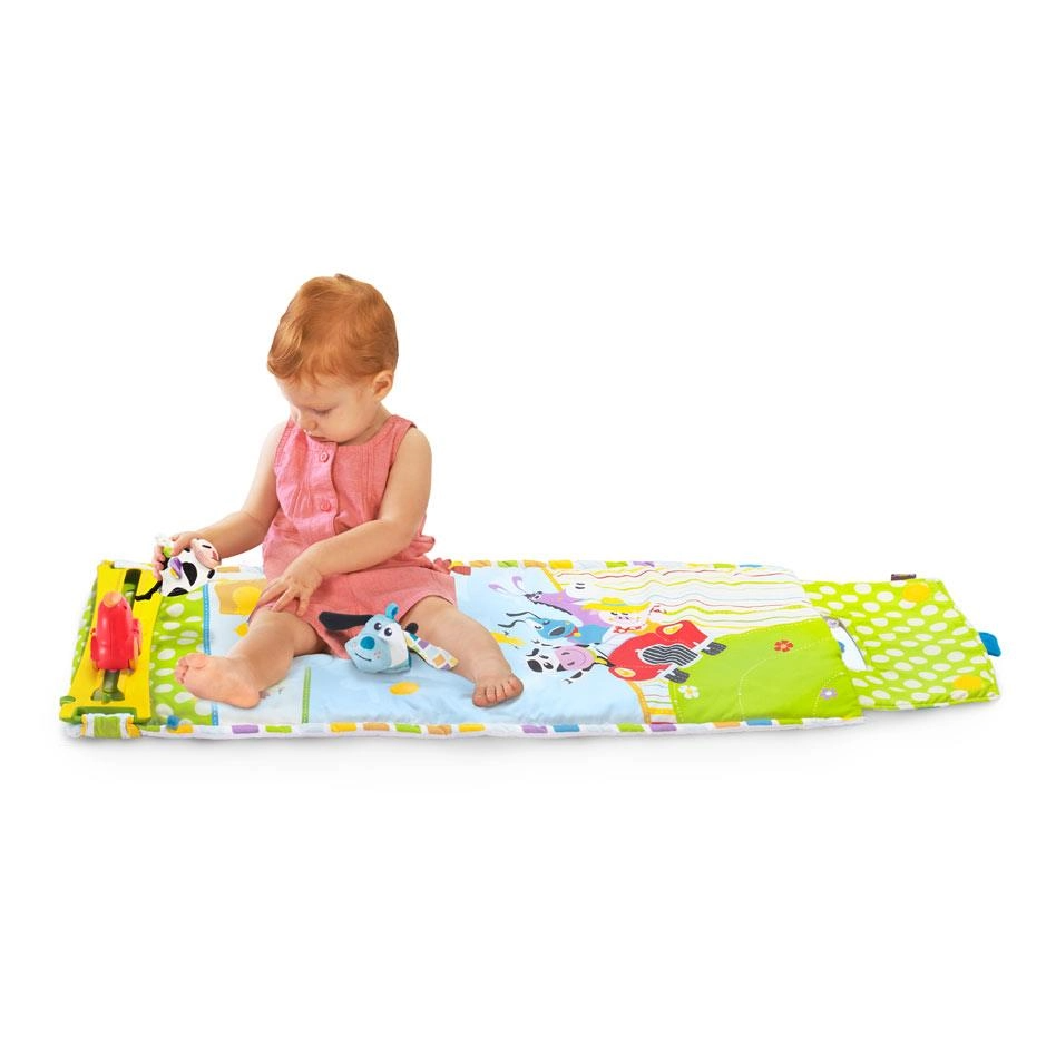 Yookidoo Gymotion Playland Tummy Time Educational Mat Multicolor Age  Newborn to 12 Months