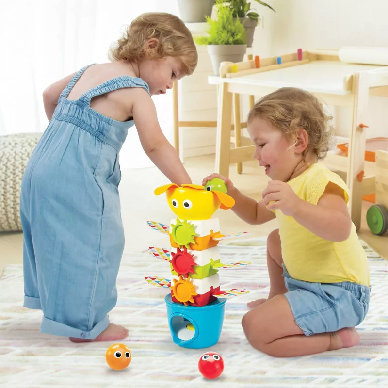 Yookidoo Tumble Ball Stacker Multicolor Age  9 Months to 24 Months